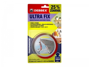DEBBEX ULTRA FIX Oboustranná montážní páska 2,5m