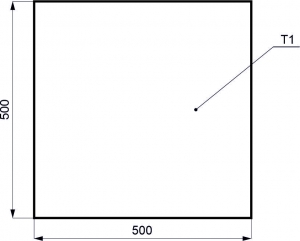 Hliníkový přířez 1.0X500X500*0,7kg