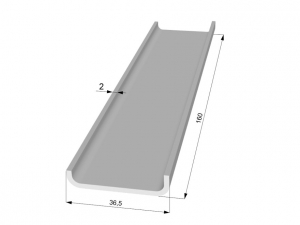 Spojka Solar- pro profil 40x40, l=160mm, pro Solid a Economy