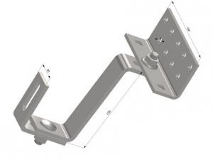 Střešní hák Solar VARIO, stavitelný, d.120mm pro šikmou střechu - tašky